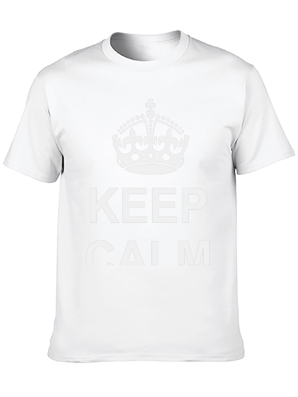 Keep Calm Graphic Tee - Classic Comfort Fit
