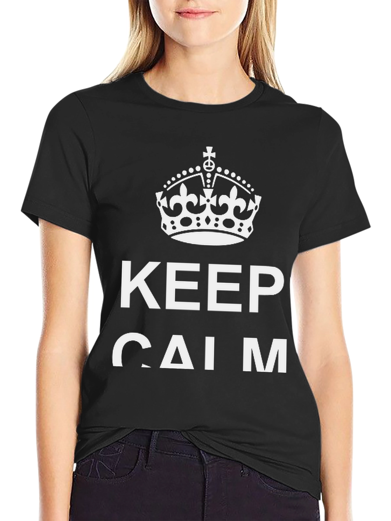 Keep Calm Graphic Tee - Classic Comfort Fit