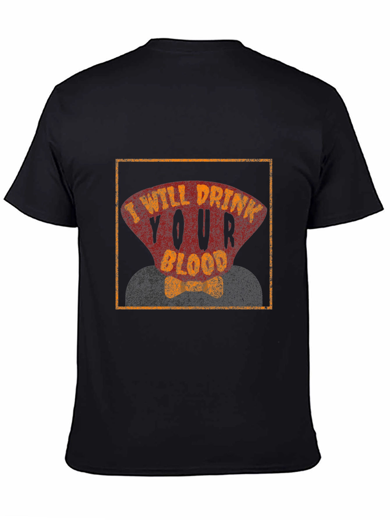 I Will Drink Your Blood Graphic Tee - Spooky Fun!