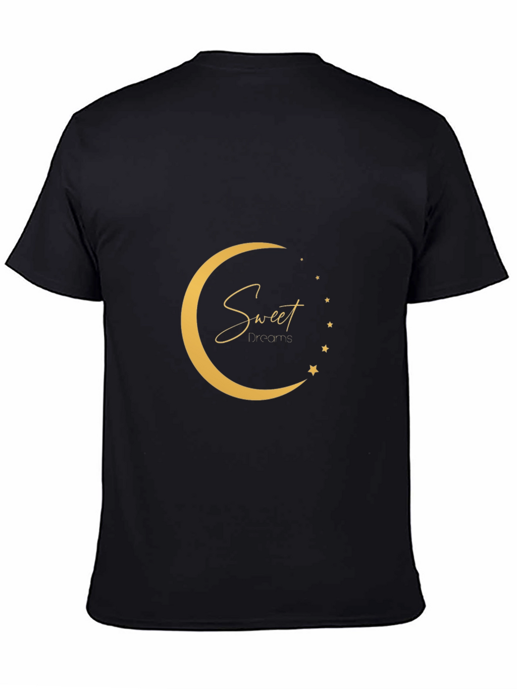 Sweet Dreams Graphic Tee - Black Cotton Comfort