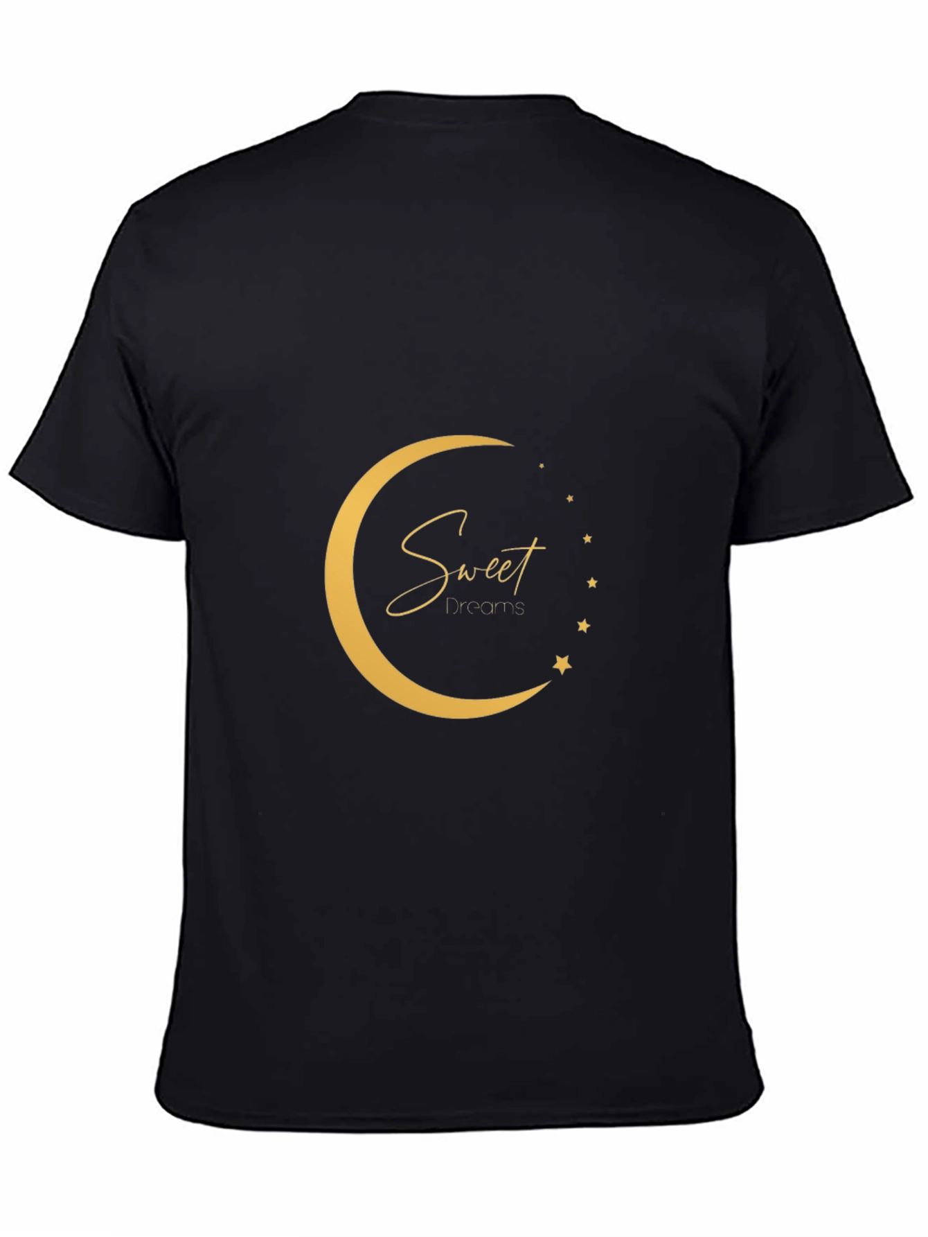 Sweet Dreams Graphic Tee - Black Cotton Comfort
