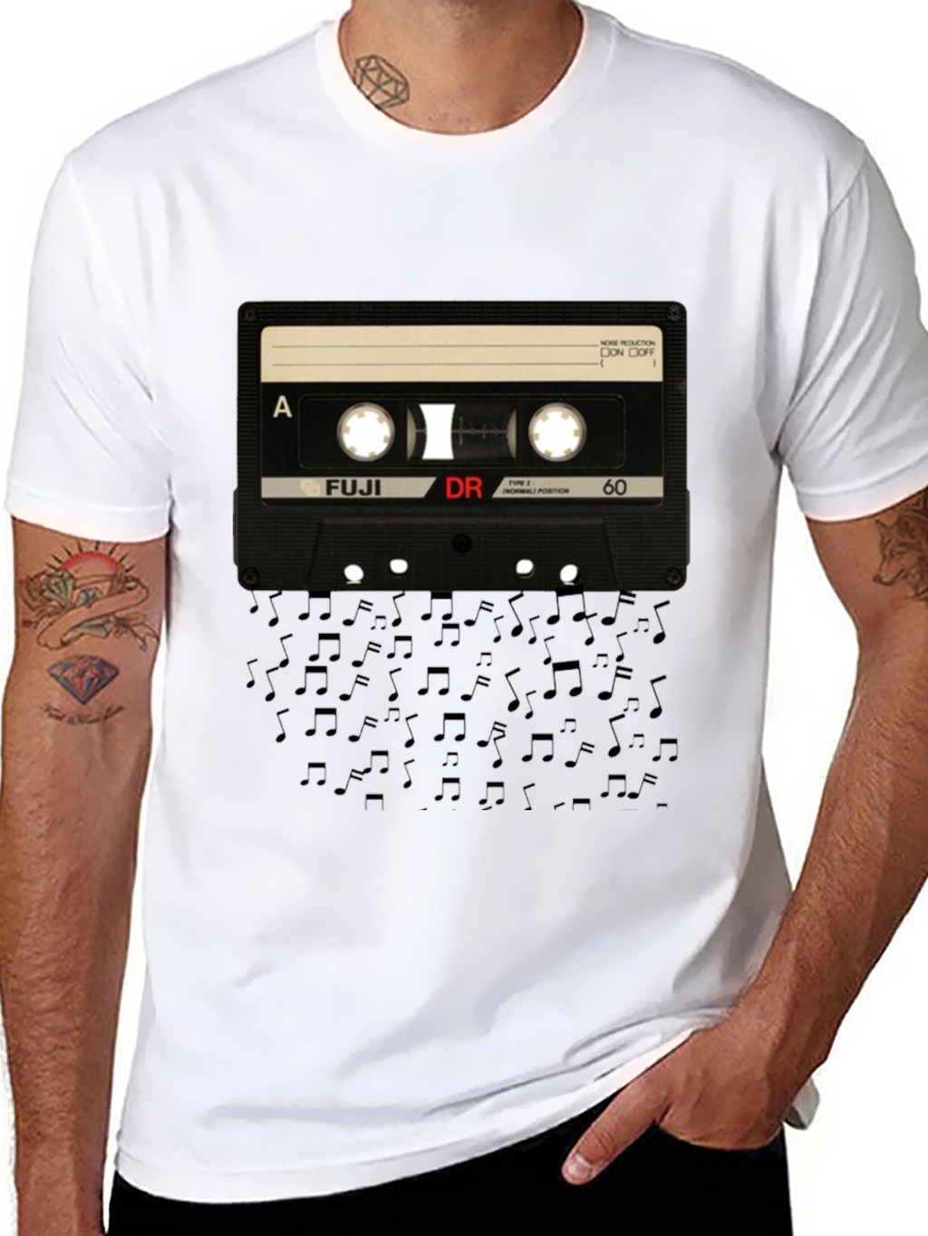 Retro Cassette Tape Music Lover T-Shirt