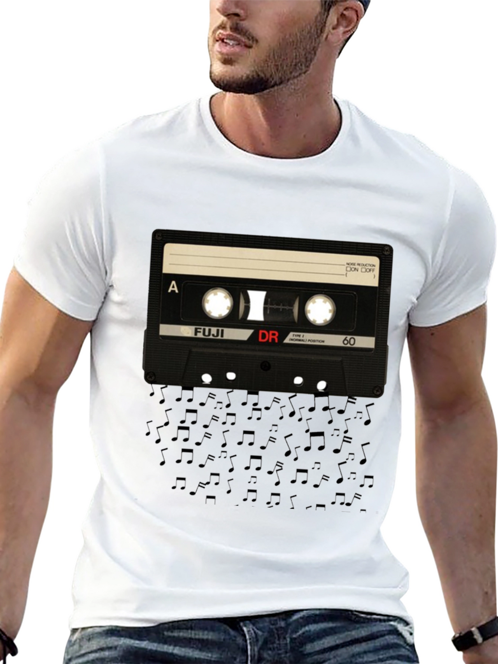 Retro Cassette Tape Music Lover T-Shirt
