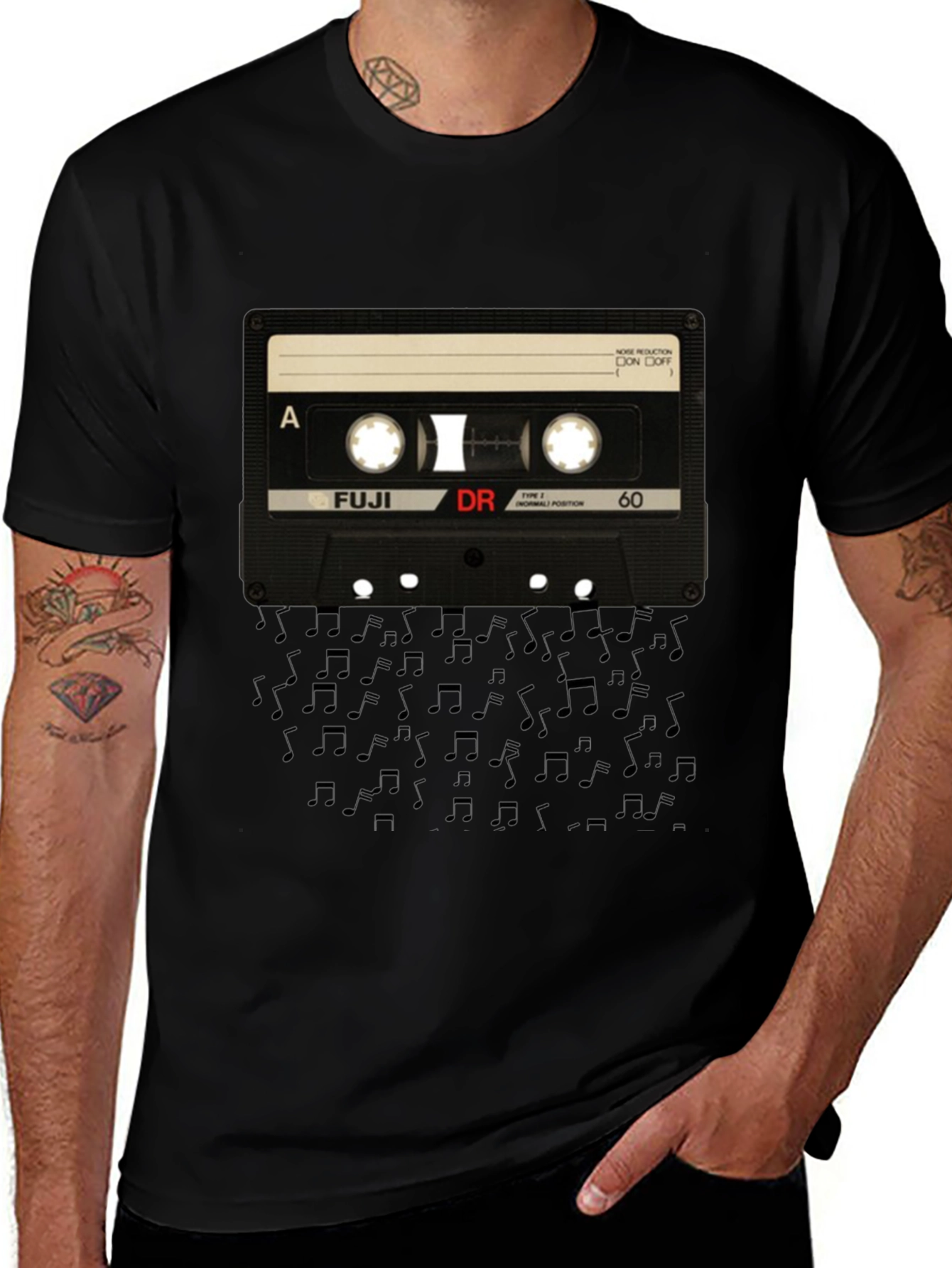 Retro Cassette Tape Music Lover T-Shirt