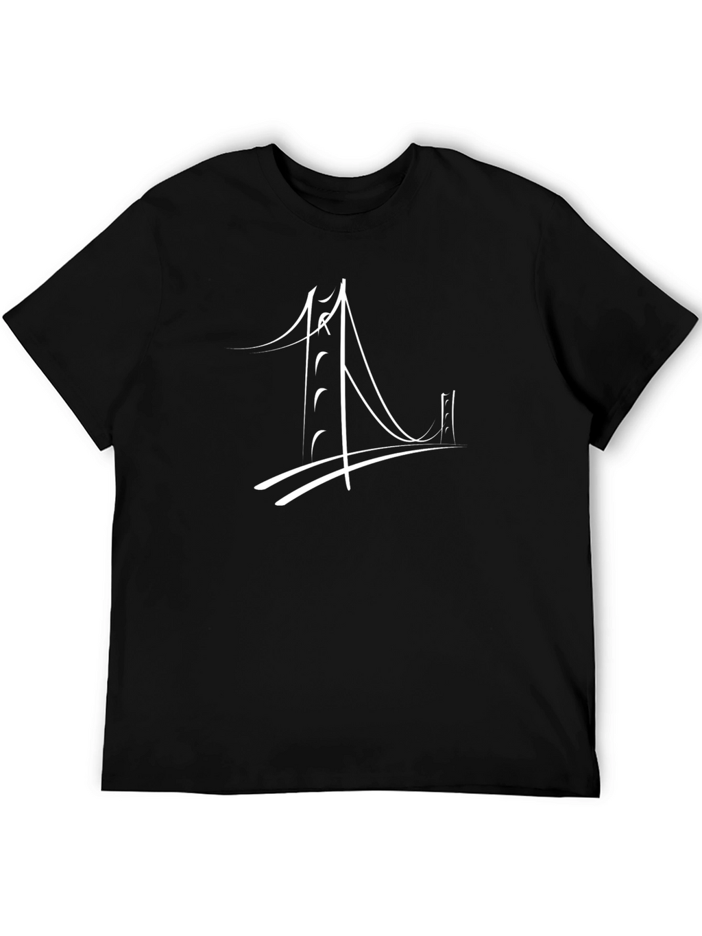 Abstract Bridge Graphic T-Shirt