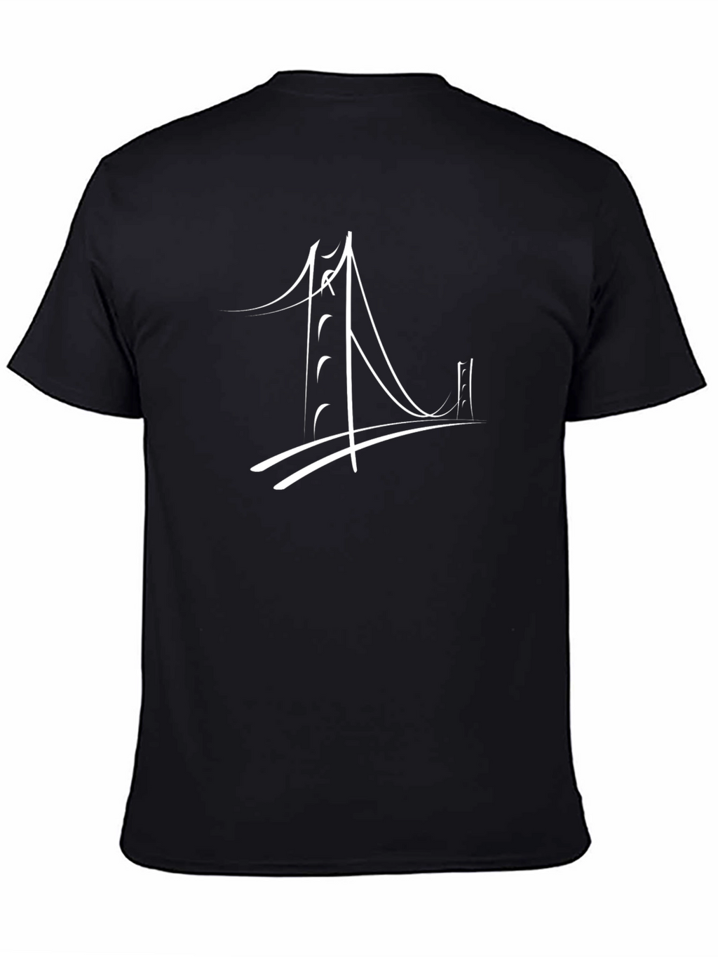 Abstract Bridge Graphic T-Shirt