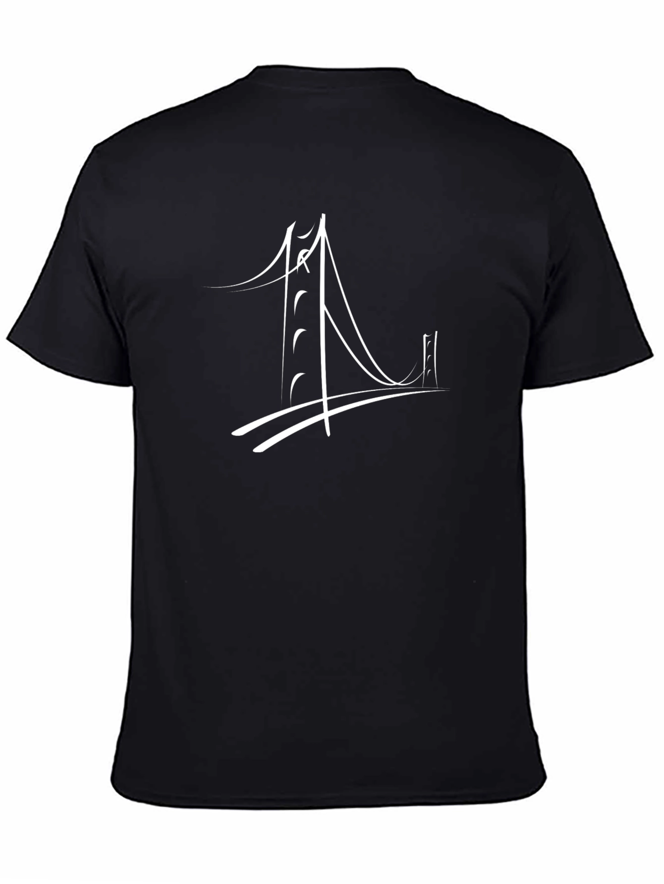 Abstract Bridge Graphic T-Shirt