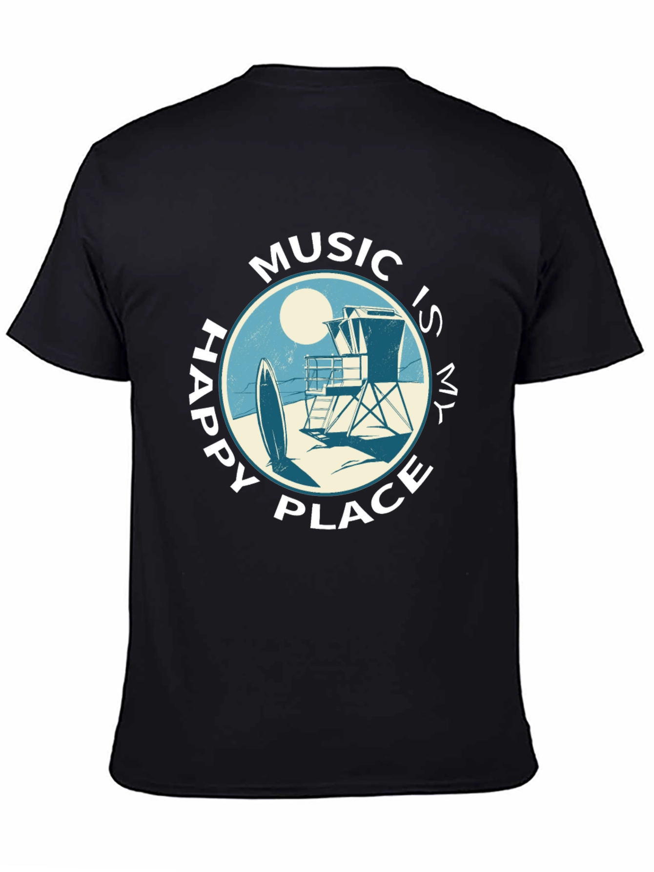 Music Is My Happy Place T-Shirt