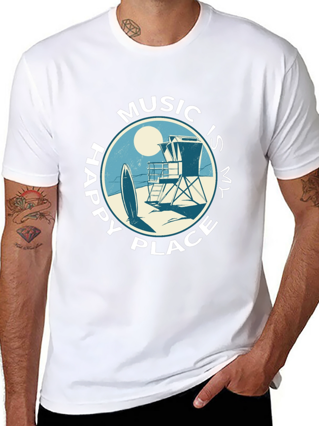 Music Is My Happy Place T-Shirt