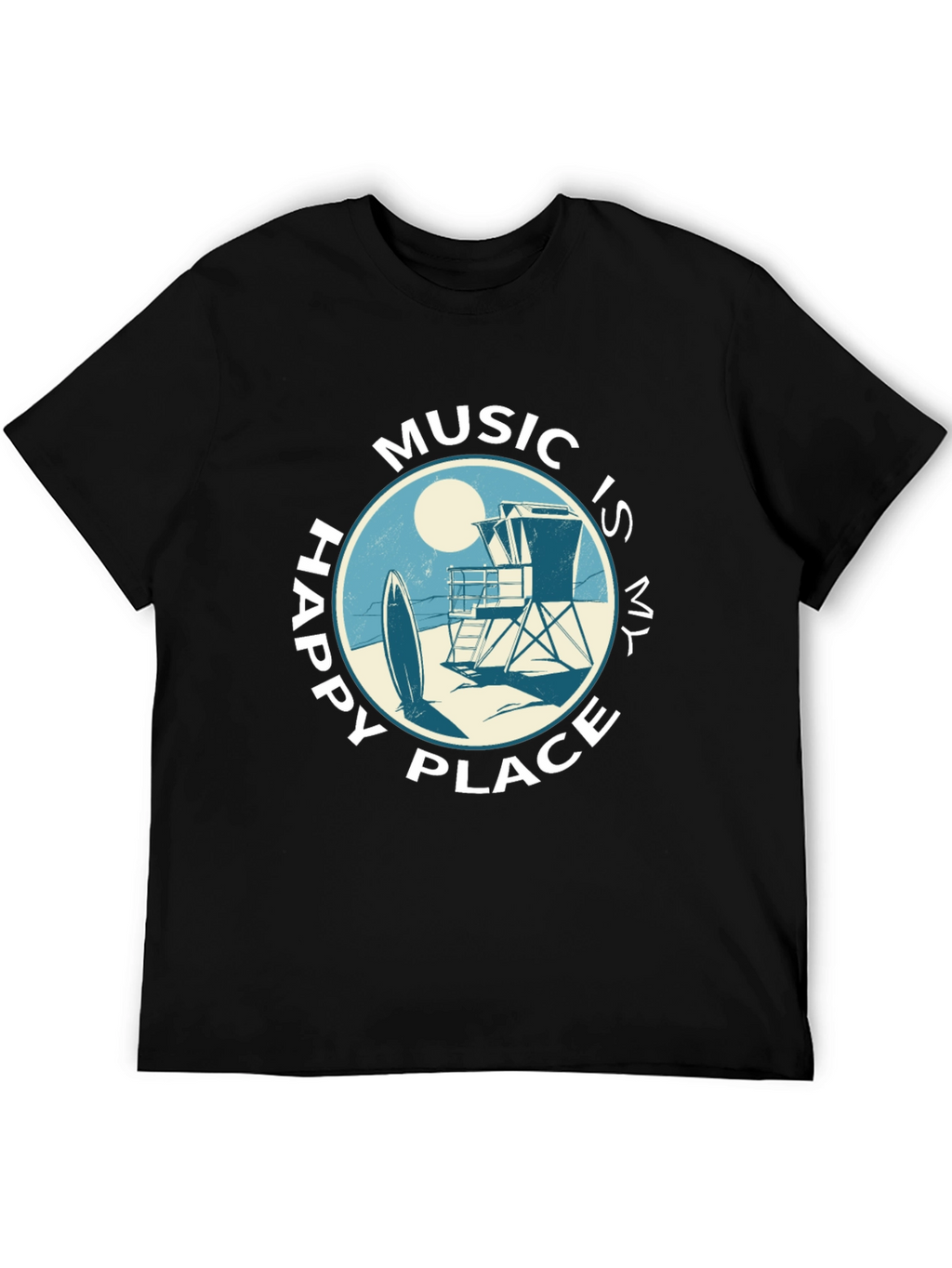 Music Is My Happy Place T-Shirt