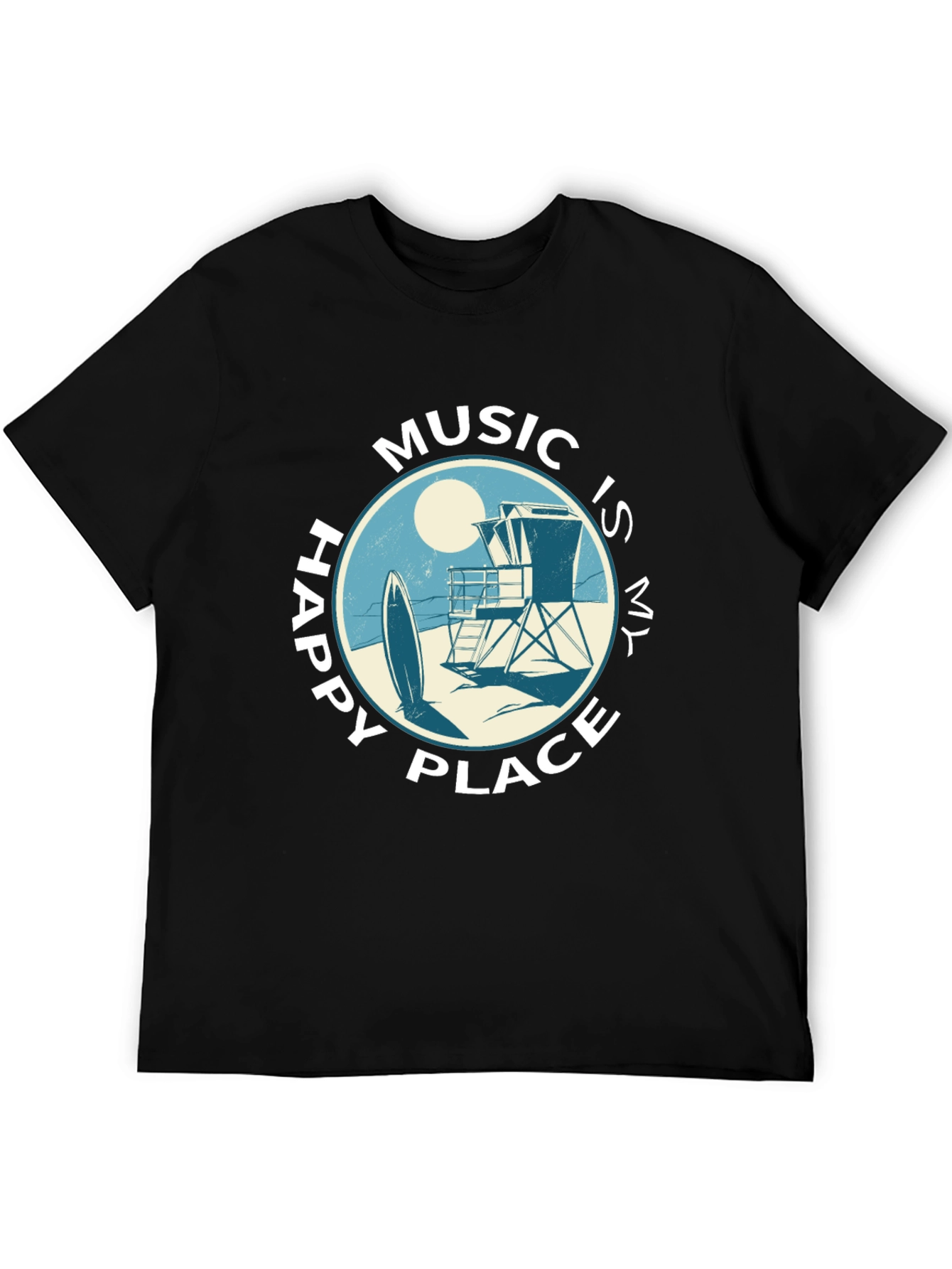 Music Is My Happy Place T-Shirt