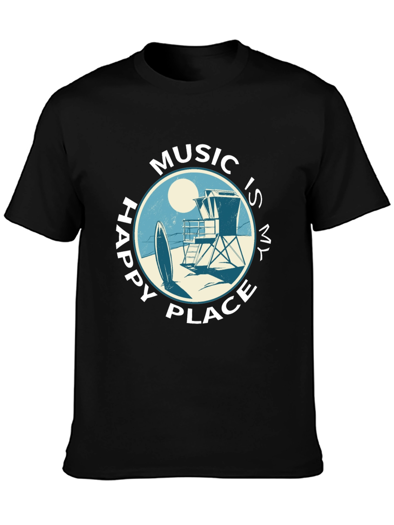 Music Is My Happy Place T-Shirt