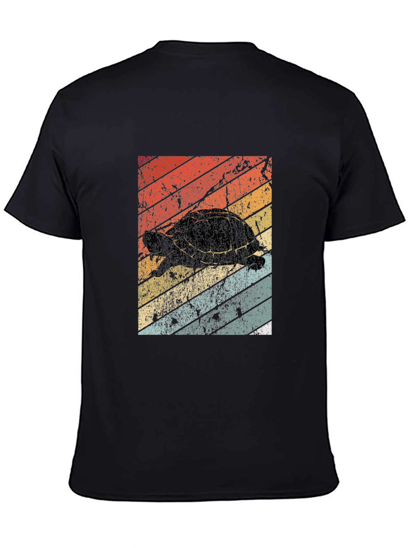 Retro Turtle Graphic Tee - Vintage Style T-Shirt