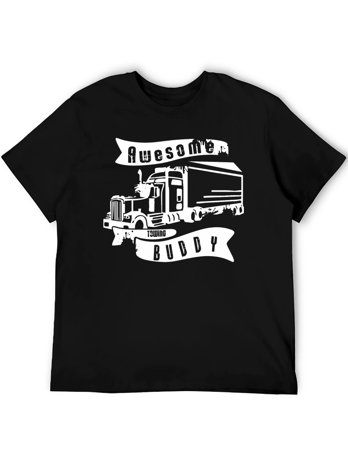 Awesome Towing Buddy T-Shirt - Black