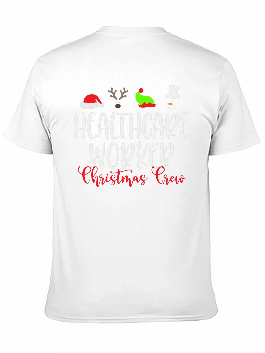 Healthcare Worker Christmas Crew T-Shirt