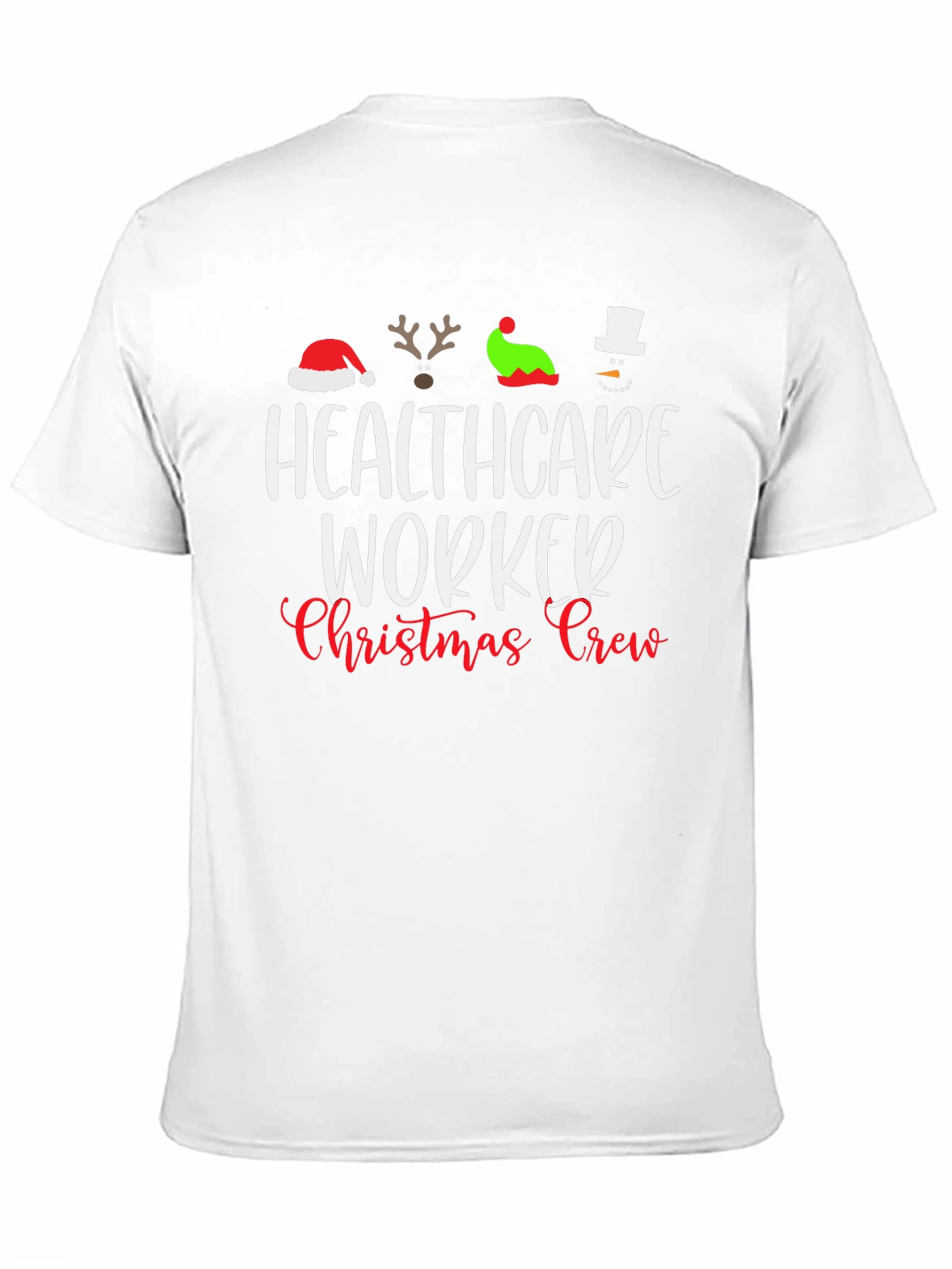 Healthcare Worker Christmas Crew T-Shirt