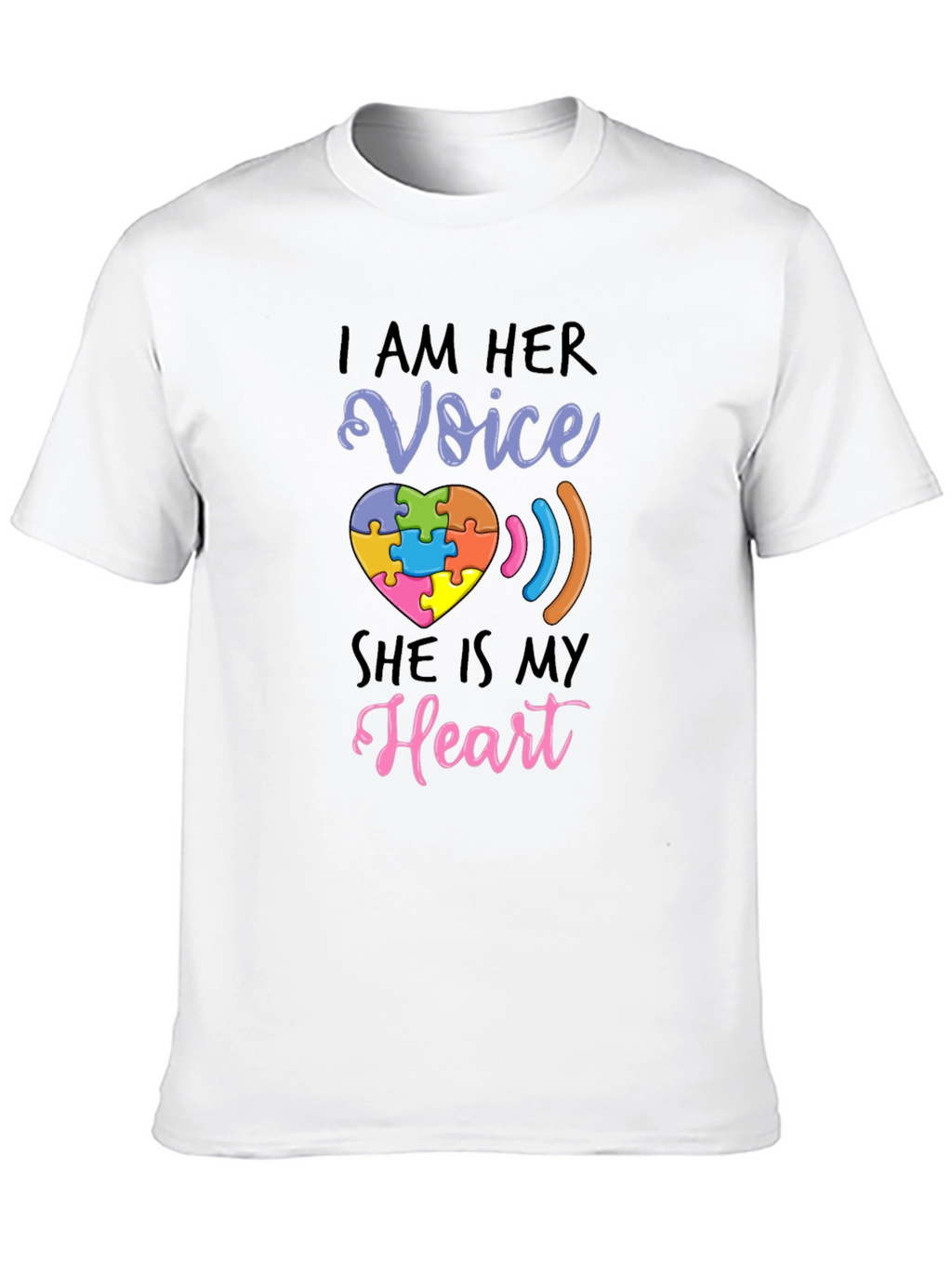 Autism Awareness: I am Her Voice T-Shirt