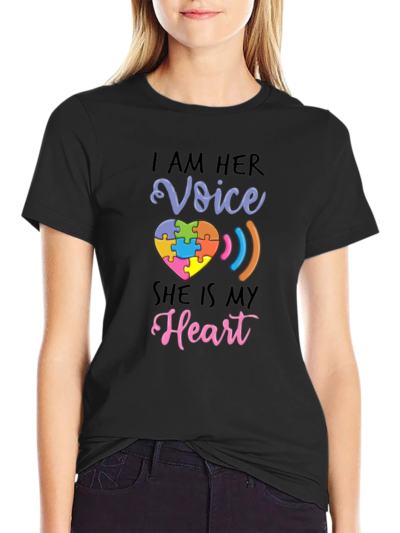 Autism Awareness: I am Her Voice T-Shirt