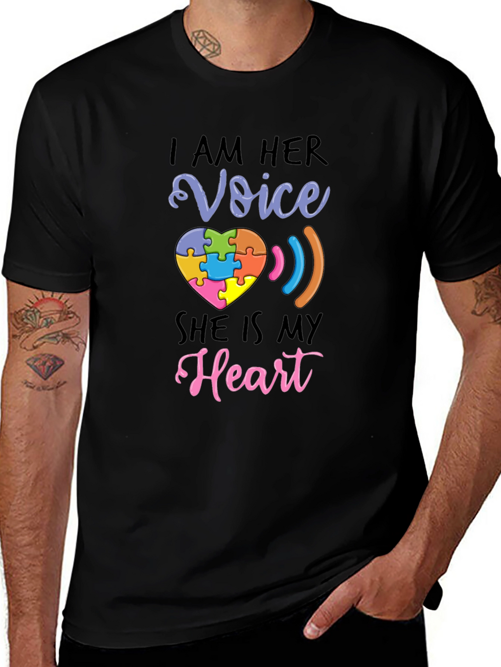 Autism Awareness: I am Her Voice T-Shirt