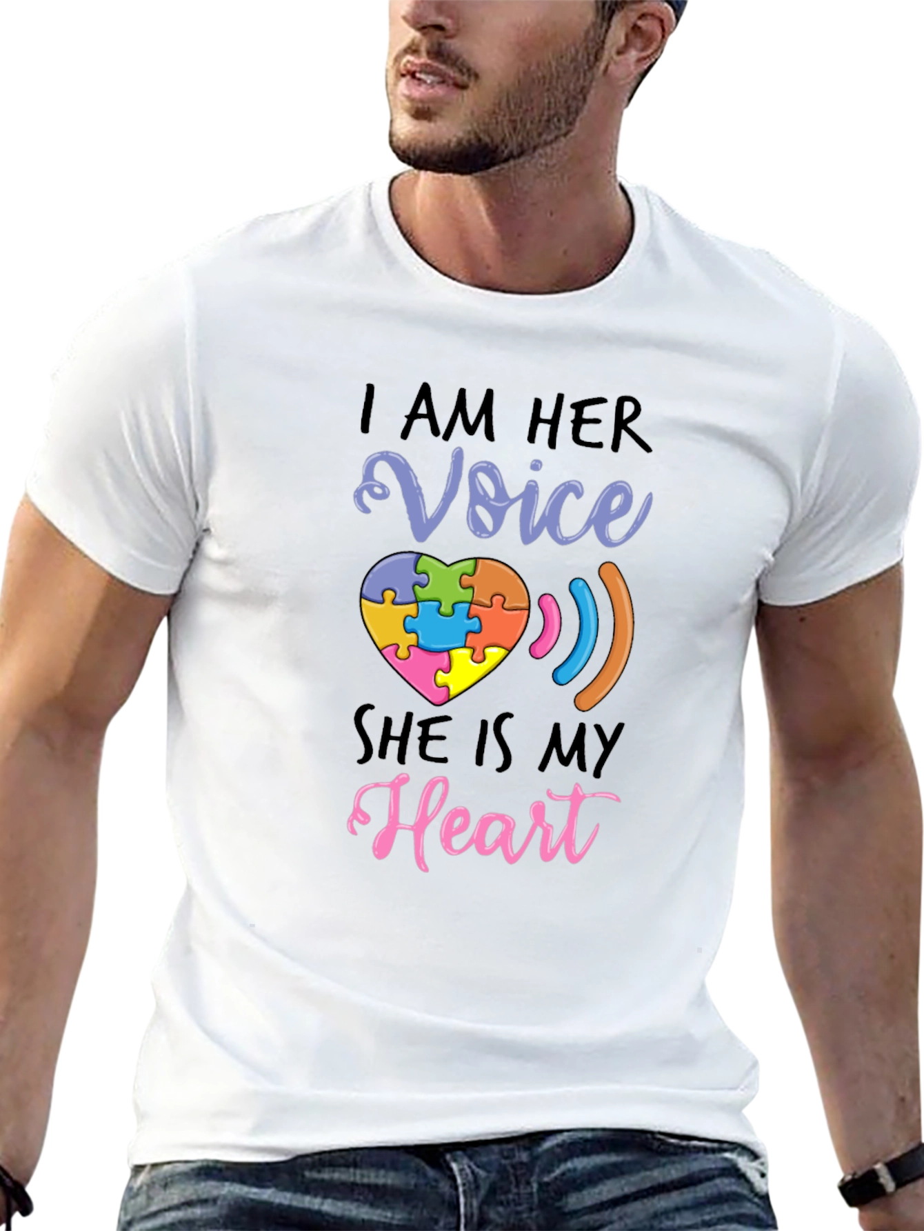 Autism Awareness: I am Her Voice T-Shirt