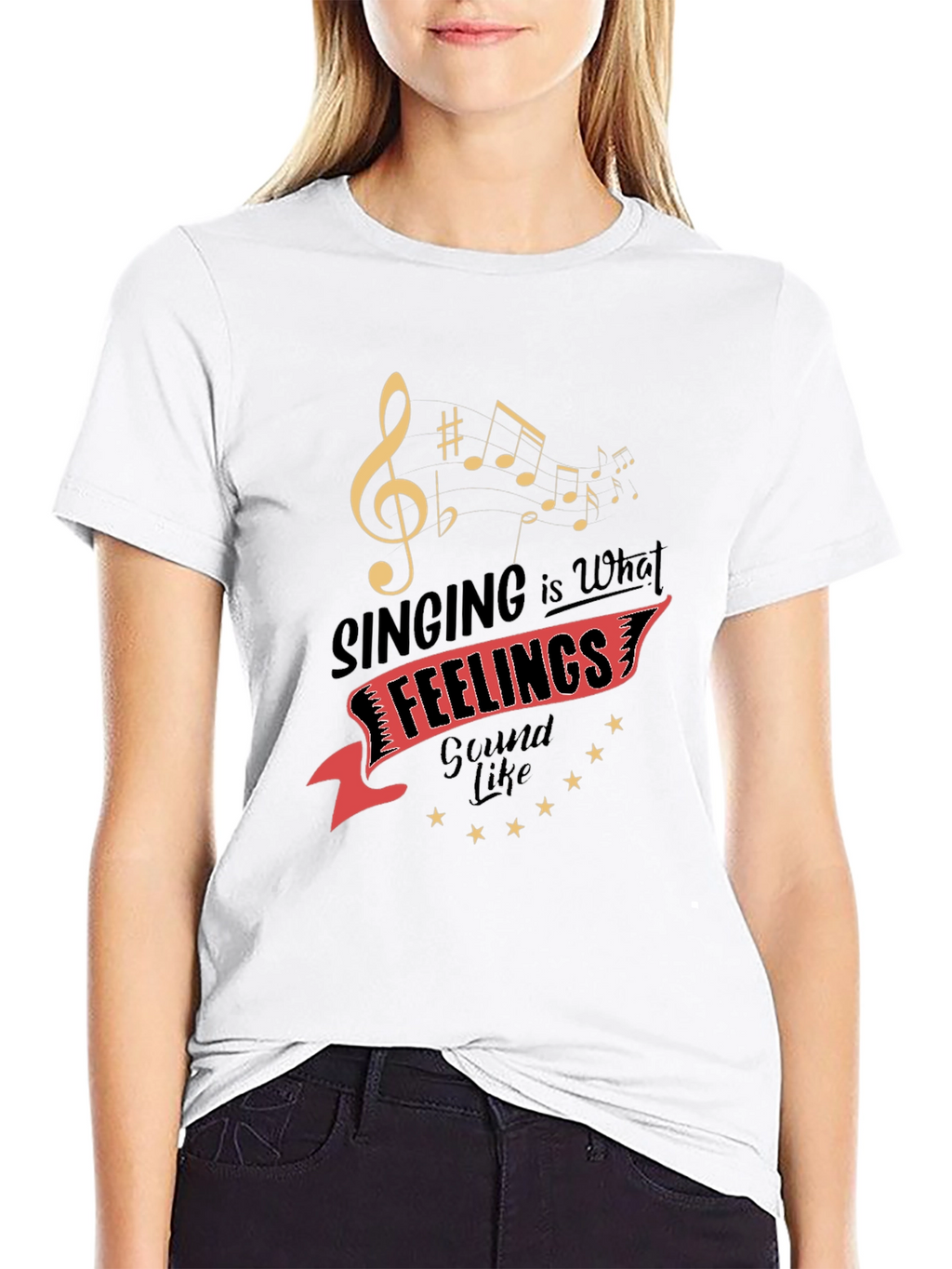 Singing is What Feelings Sound Like Graphic Tee