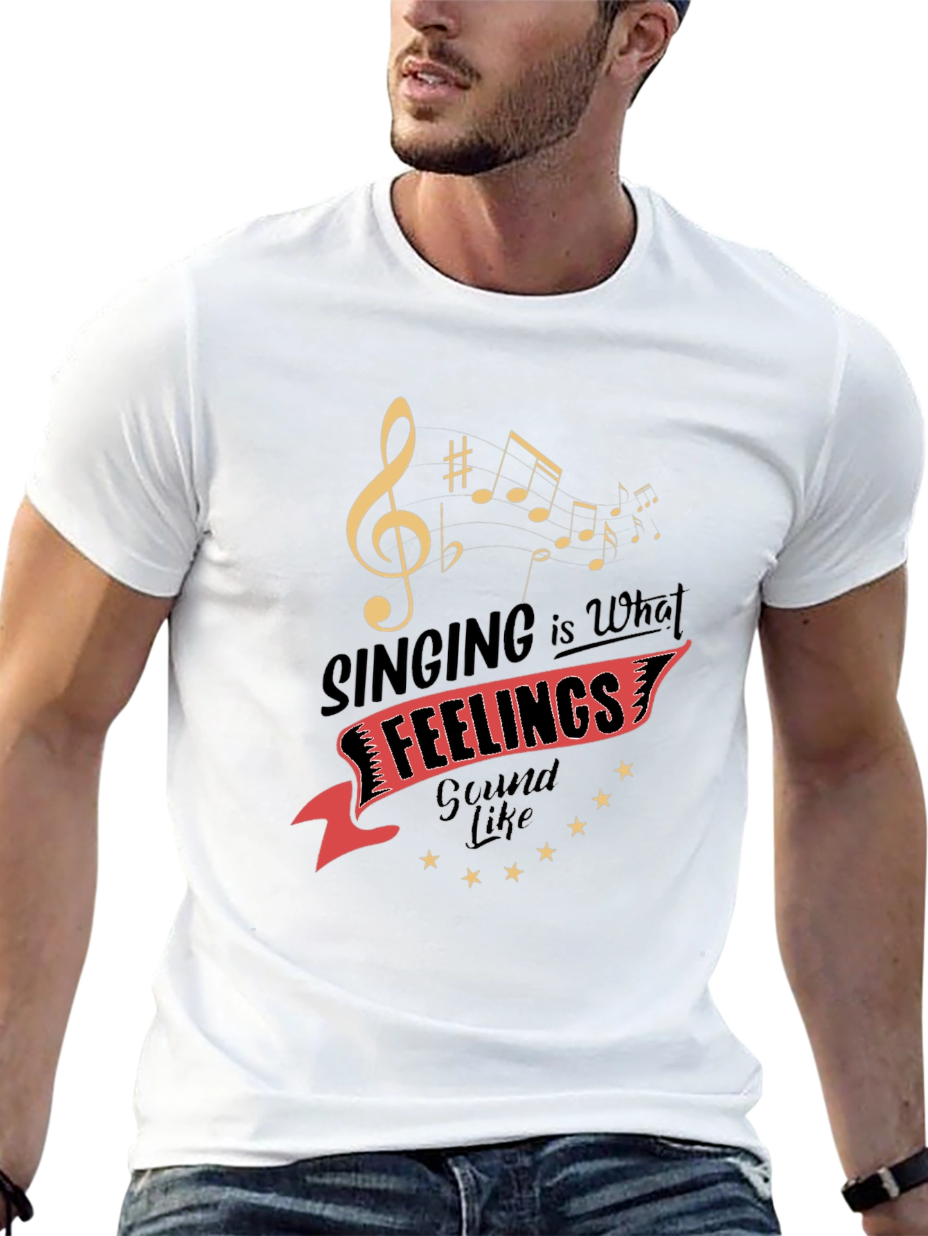 Singing is What Feelings Sound Like Graphic Tee