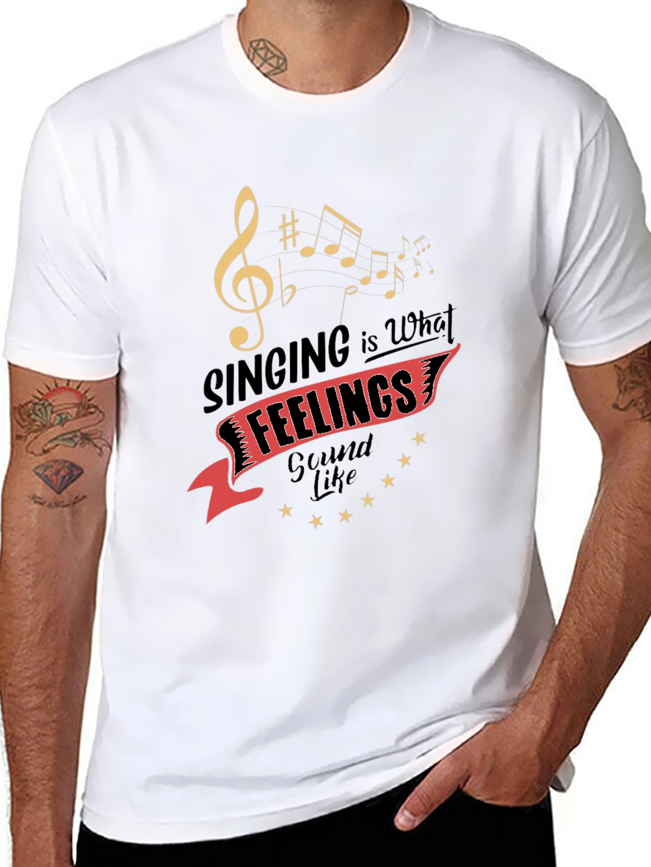 Singing is What Feelings Sound Like Graphic Tee