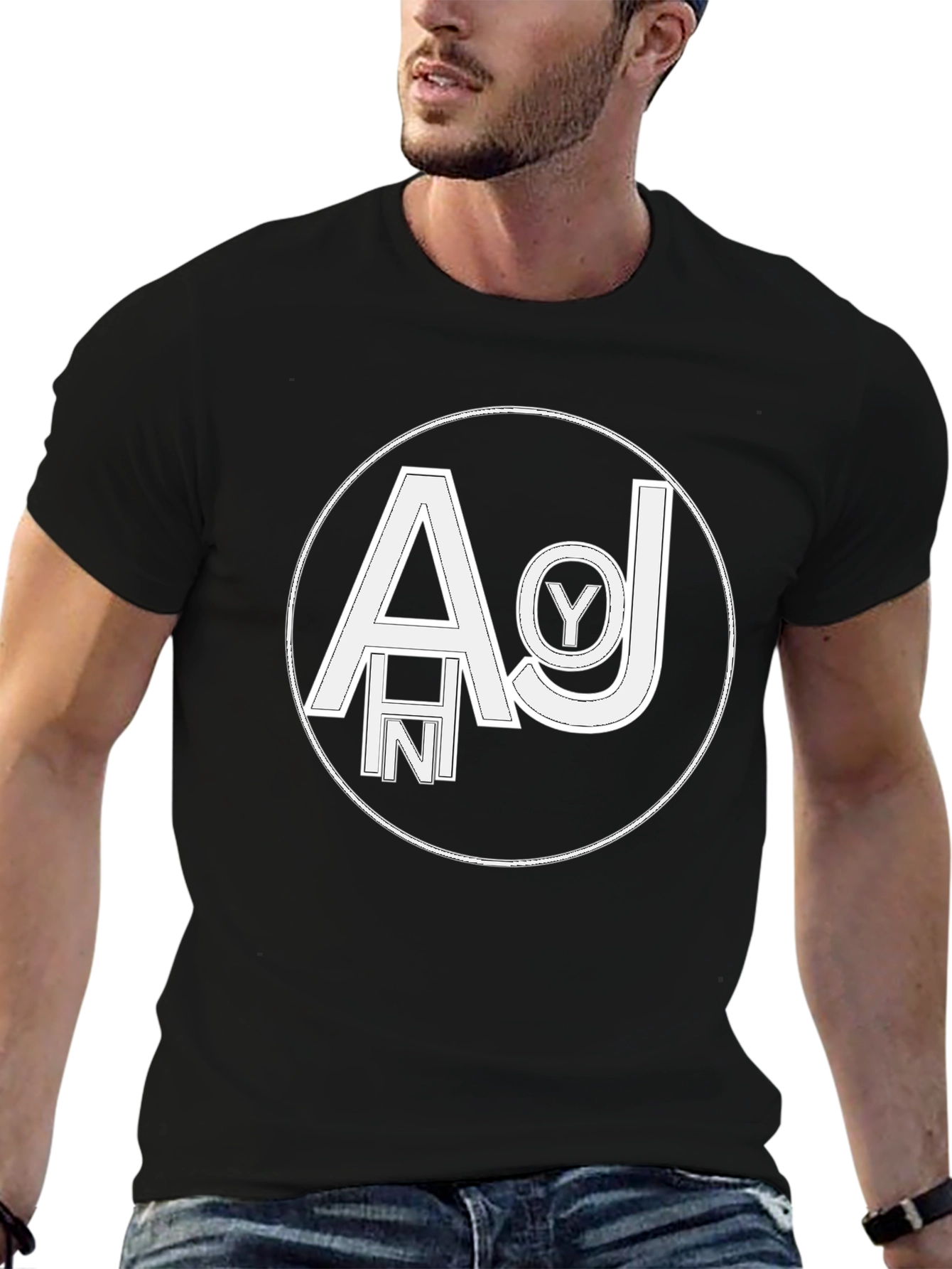 AHNY Graphic Tee - Bold Logo Black T-Shirt