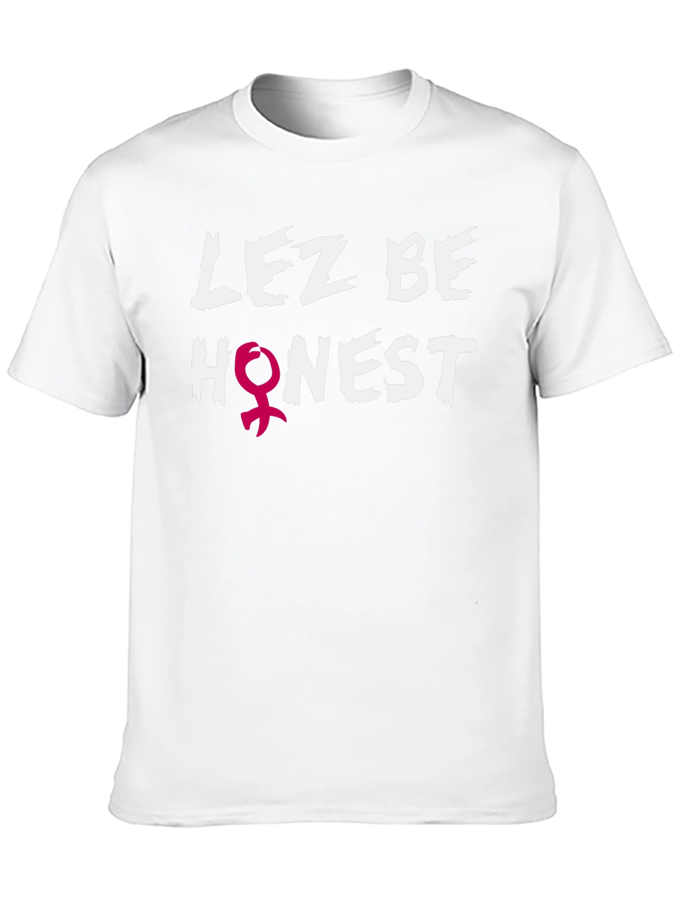 Lez Be Honest Graphic Tee - Black