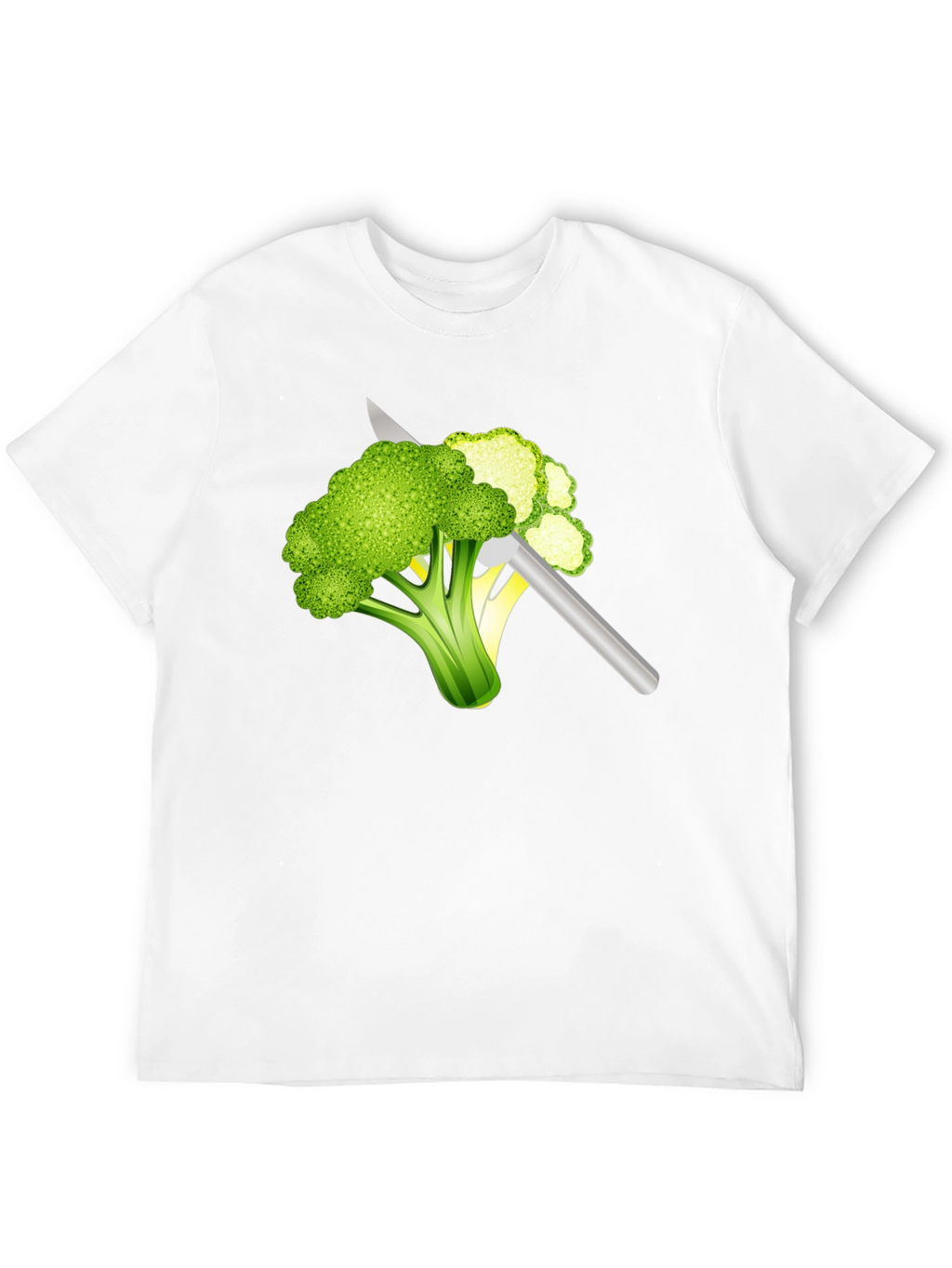 Broccoli Slice T-Shirt: Funny Vegan Tee