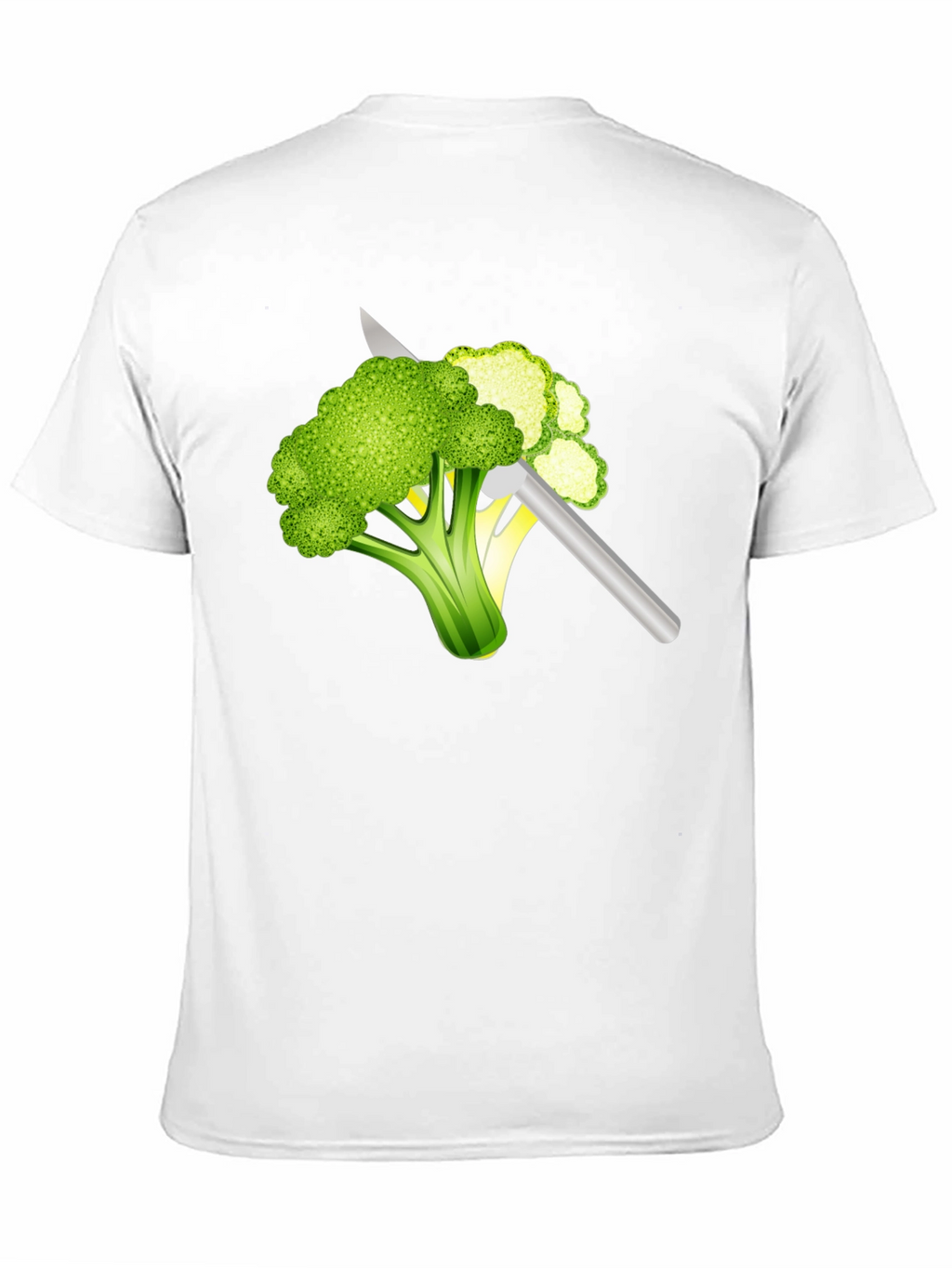 Broccoli Slice T-Shirt: Funny Vegan Tee