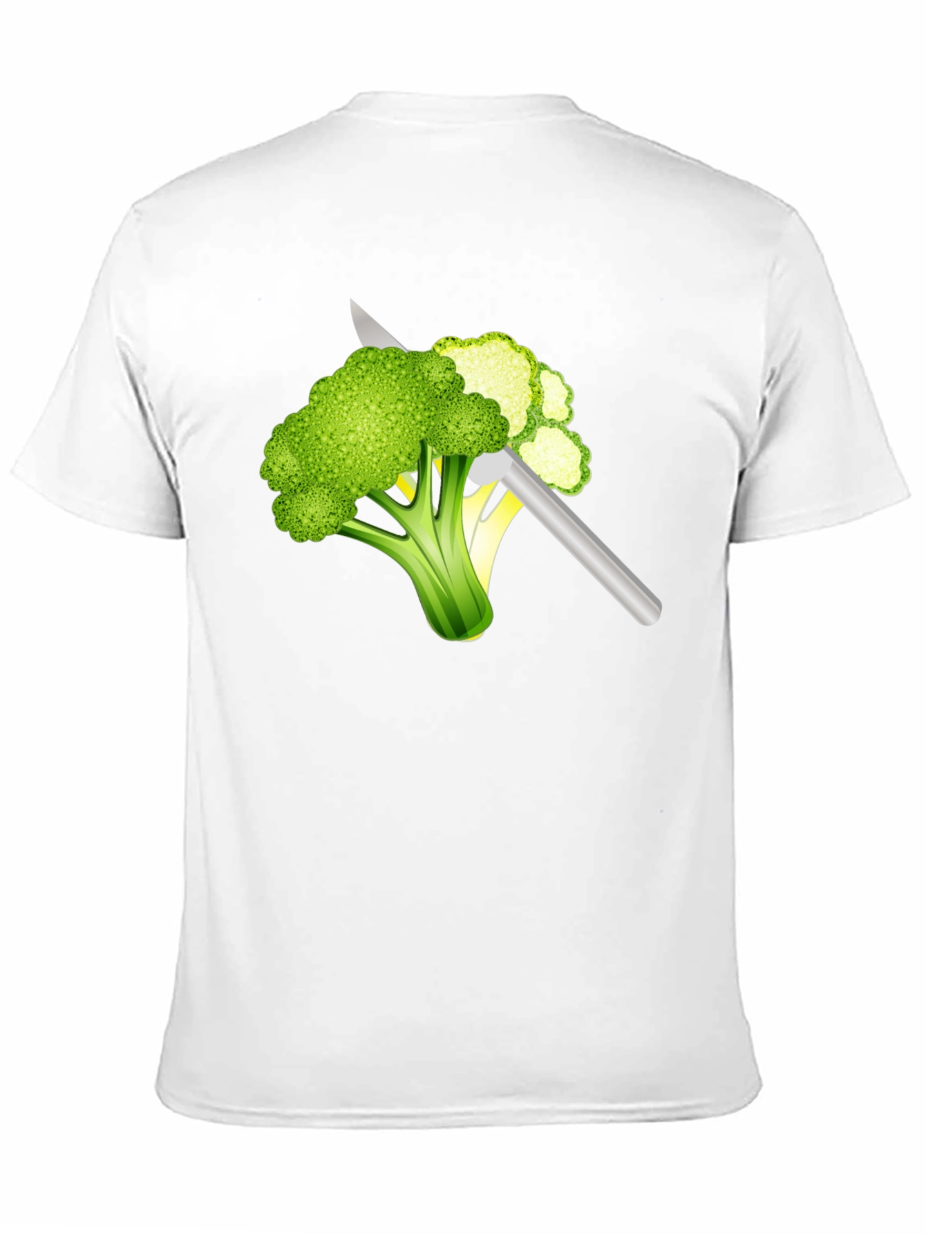 Broccoli Slice T-Shirt: Funny Vegan Tee