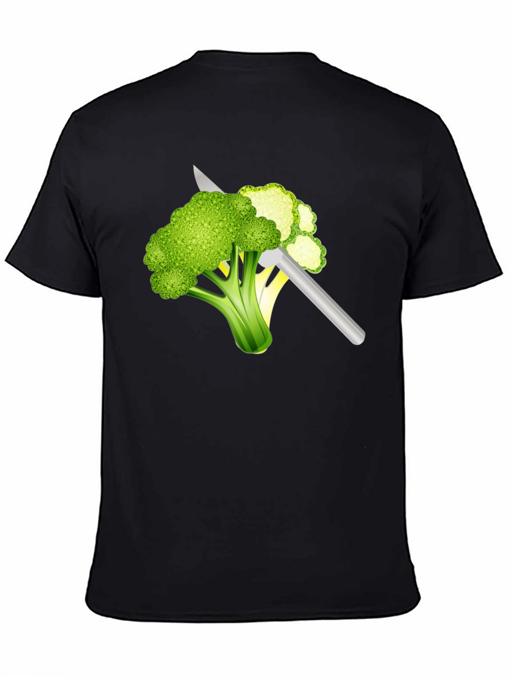 Broccoli Slice T-Shirt: Funny Vegan Tee