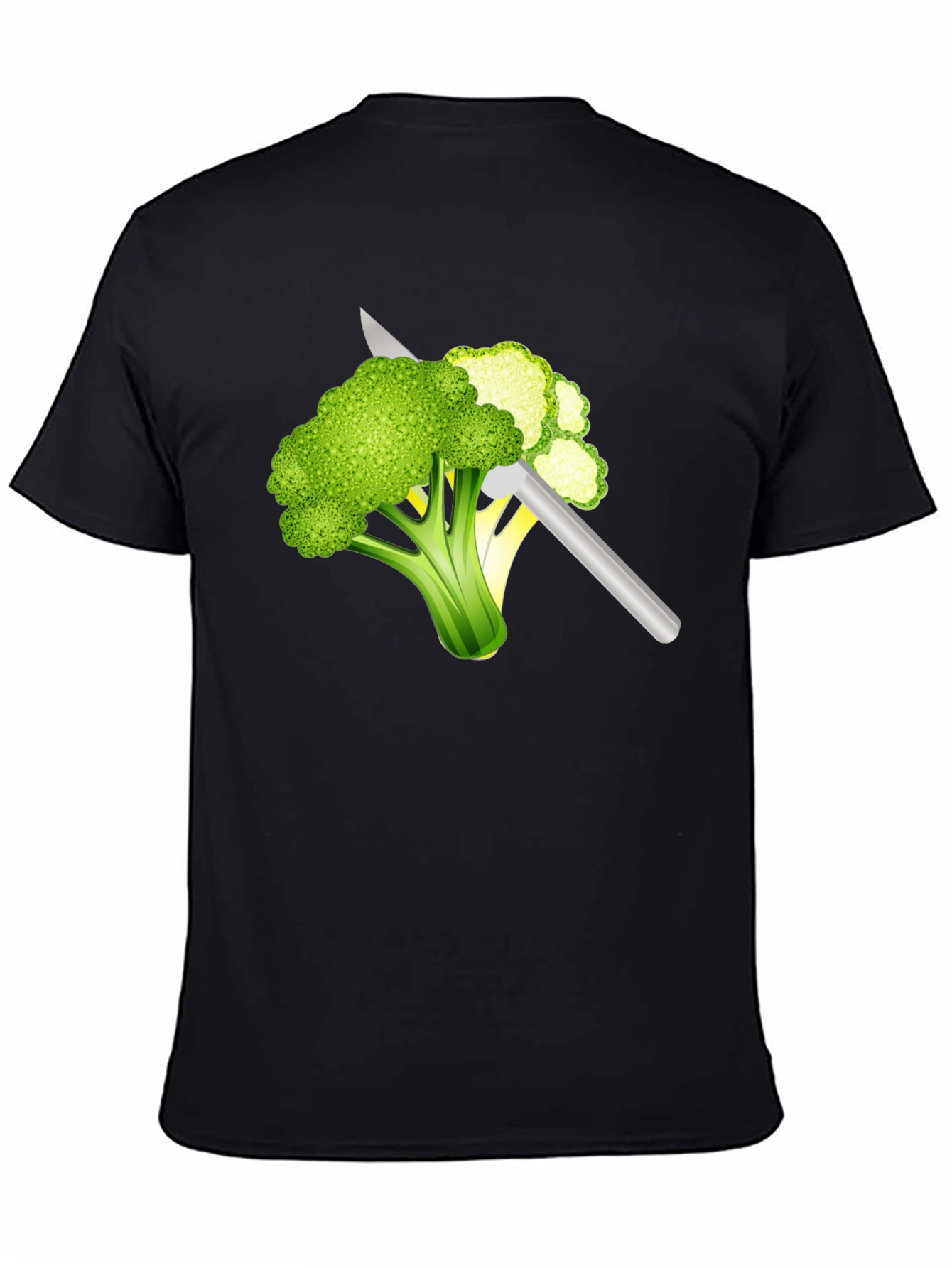 Broccoli Slice T-Shirt: Funny Vegan Tee