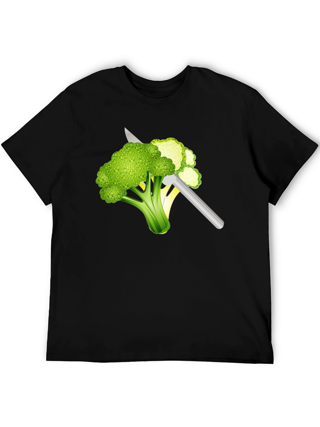 Broccoli Slice T-Shirt: Funny Vegan Tee