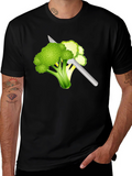 Broccoli Slice T-Shirt: Funny Vegan Tee