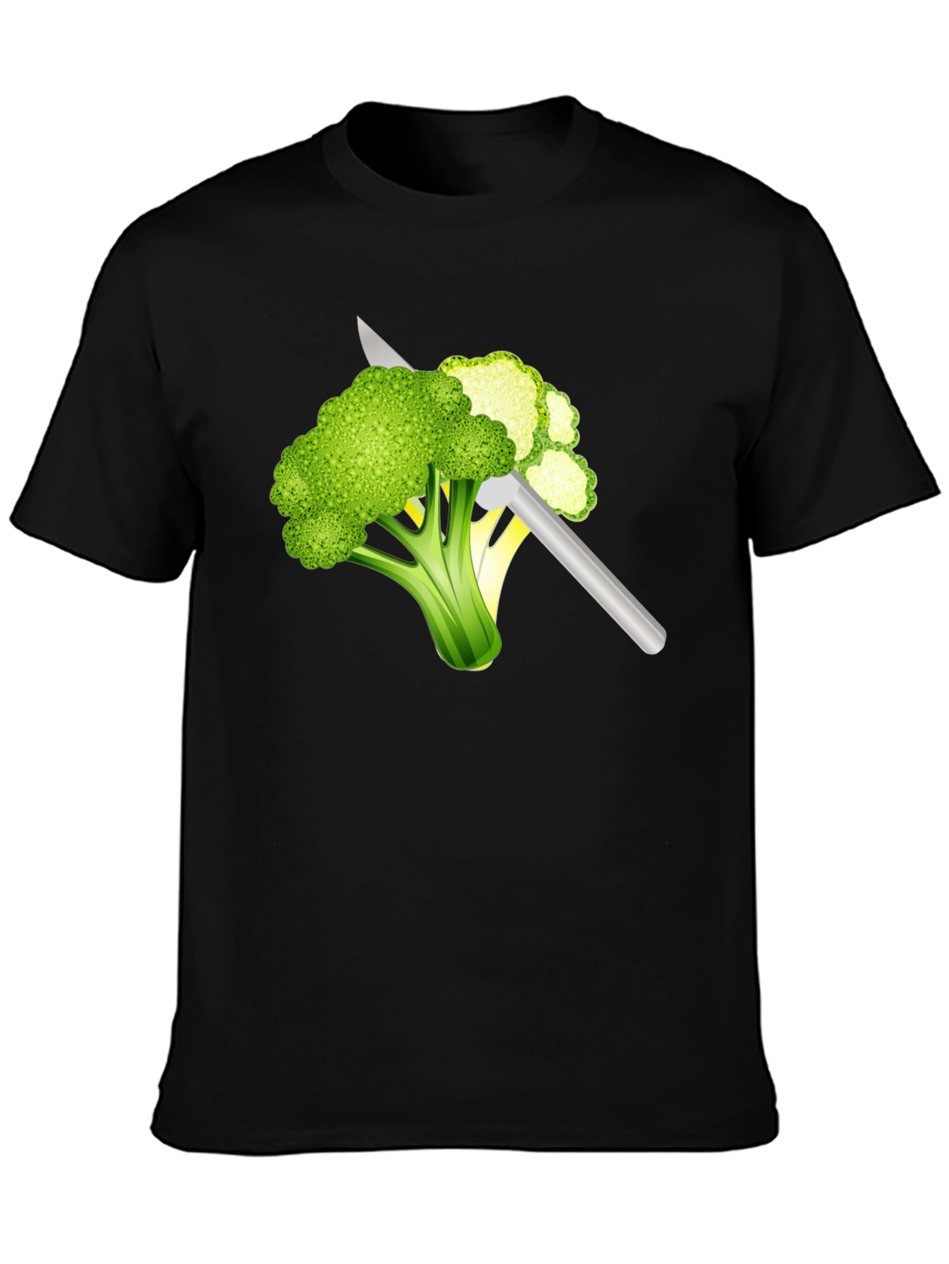 Broccoli Slice T-Shirt: Funny Vegan Tee