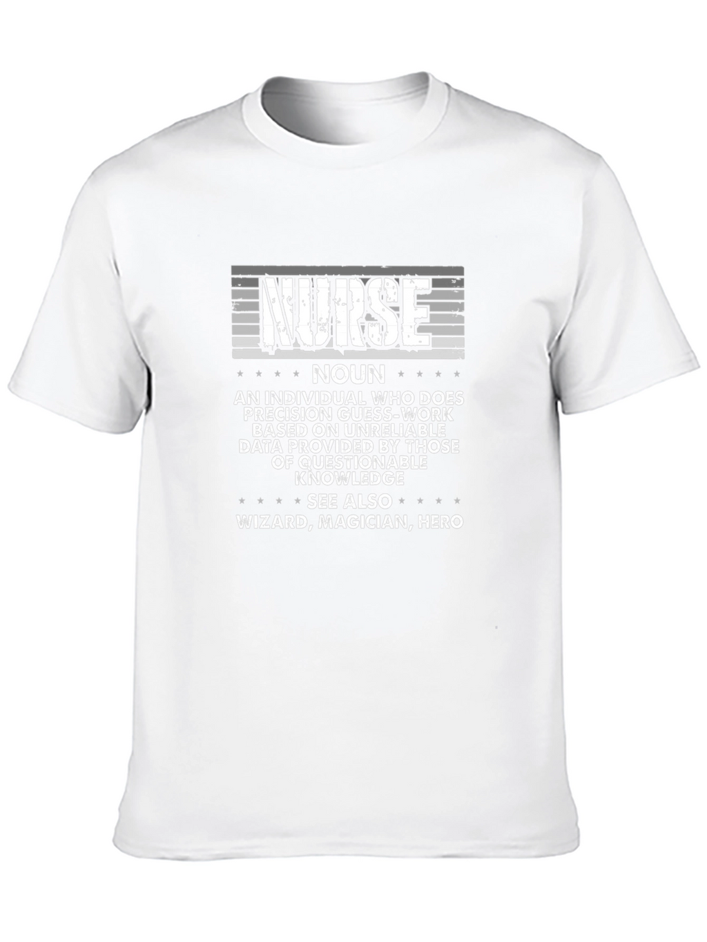 Nurse Definition Black Graphic T-Shirt