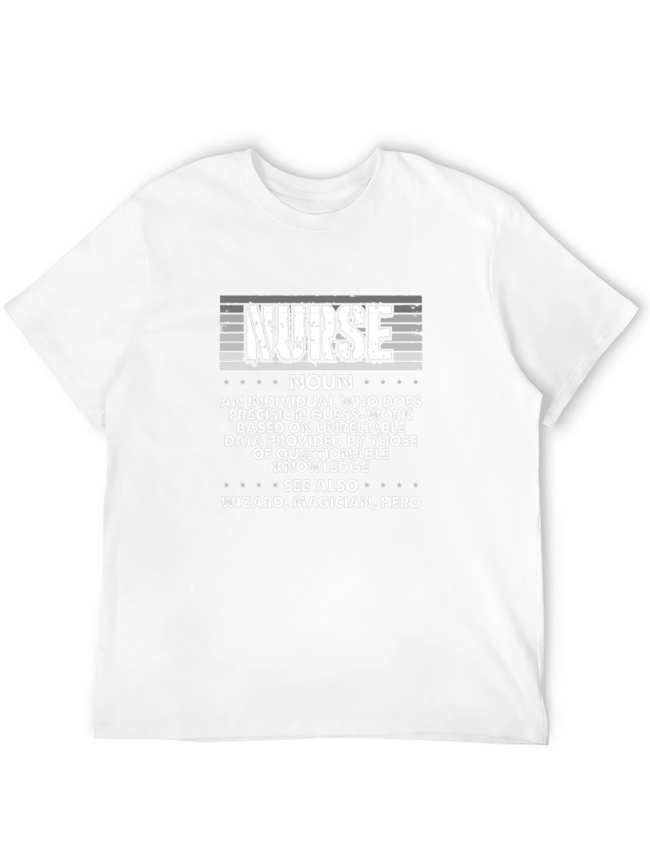 Nurse Definition Black Graphic T-Shirt