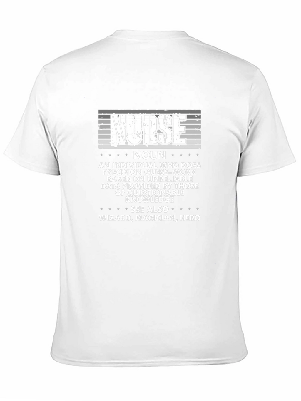 Nurse Definition Black Graphic T-Shirt