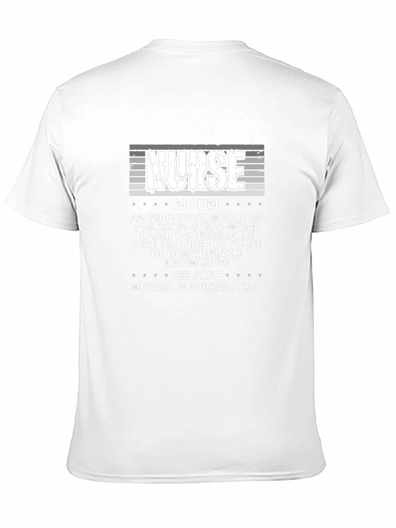 Nurse Definition Black Graphic T-Shirt