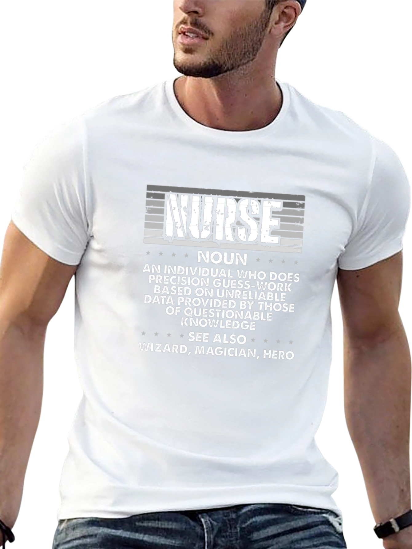 Nurse Definition Black Graphic T-Shirt