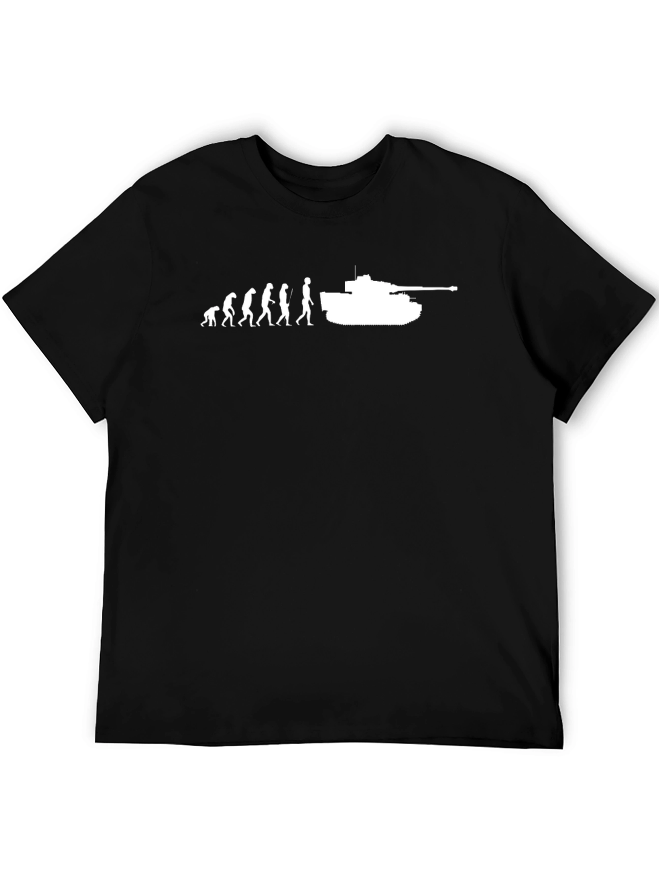 Evolution to Tank T-Shirt - Funny Military Tee