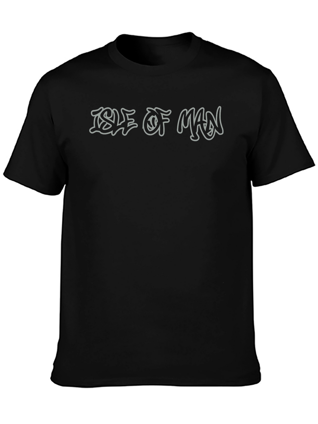 Isle Of Man Graphic Tee - Mens Black T-Shirt