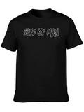 Isle Of Man Graphic Tee - Mens Black T-Shirt