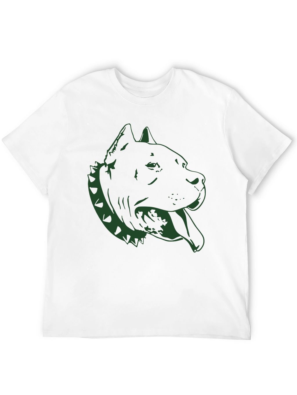 Pitbull Dog Graphic Tee - Black