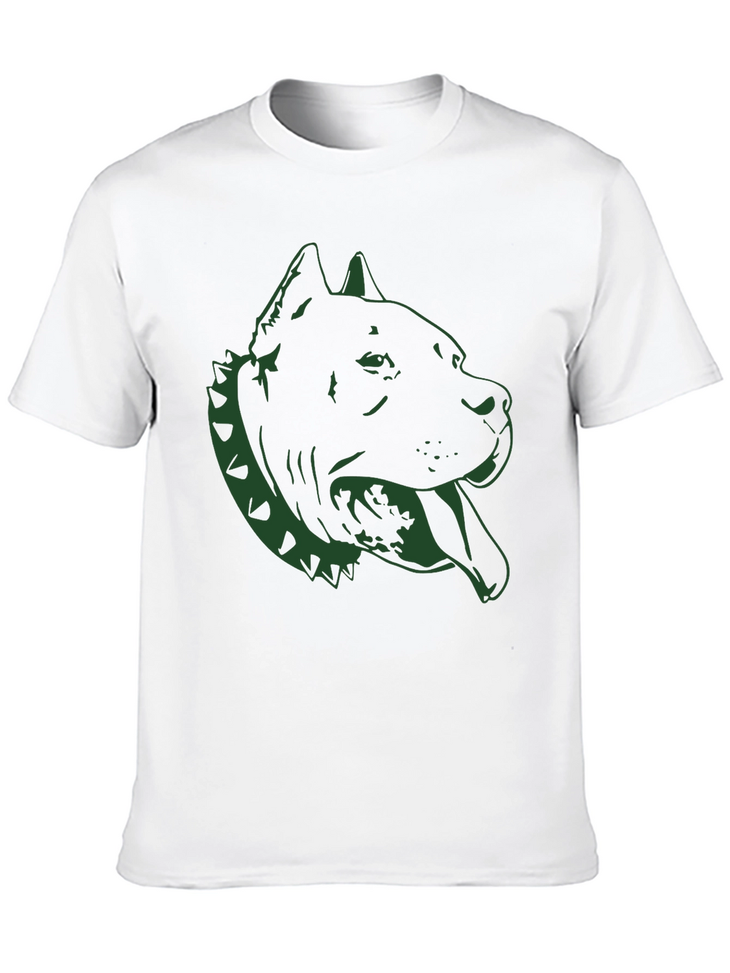 Pitbull Dog Graphic Tee - Black