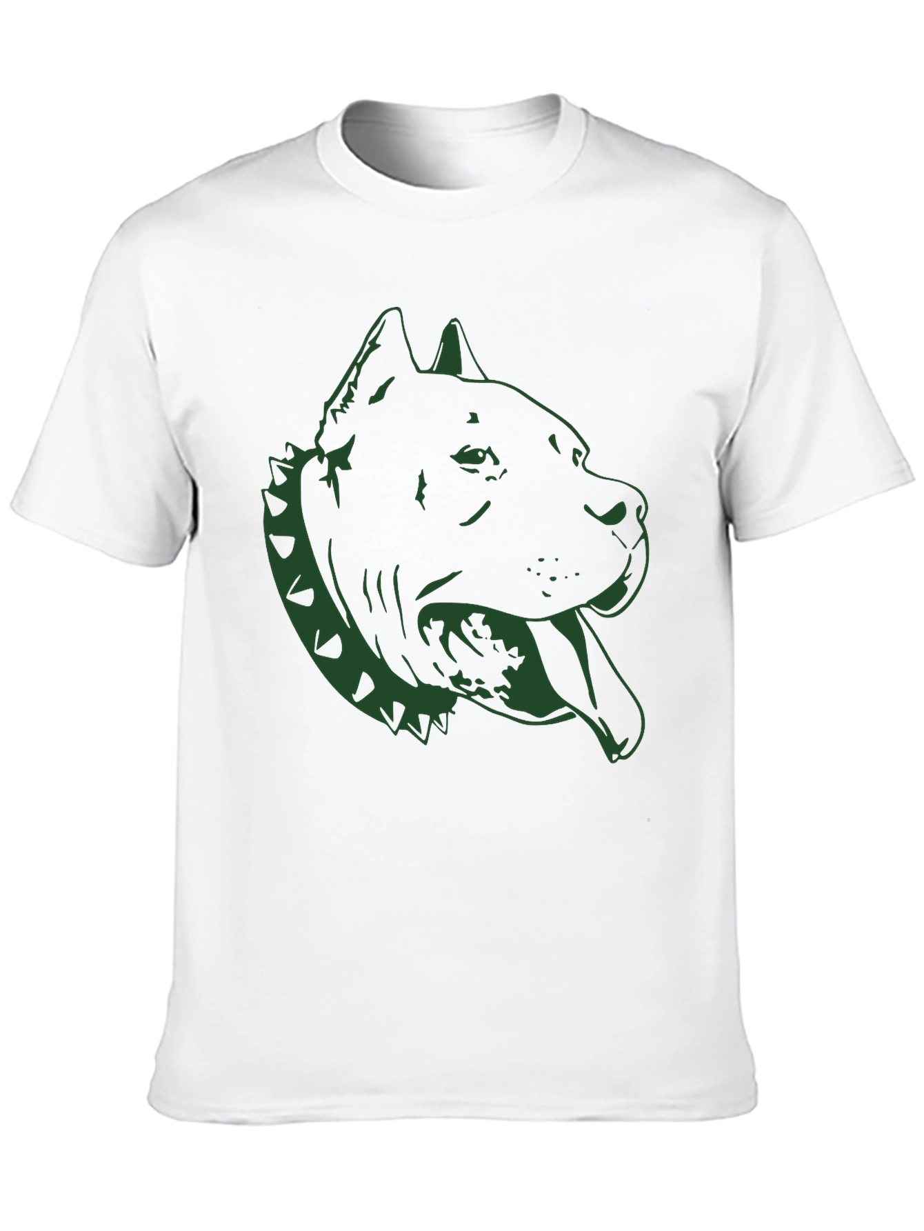 Pitbull Dog Graphic Tee - Black