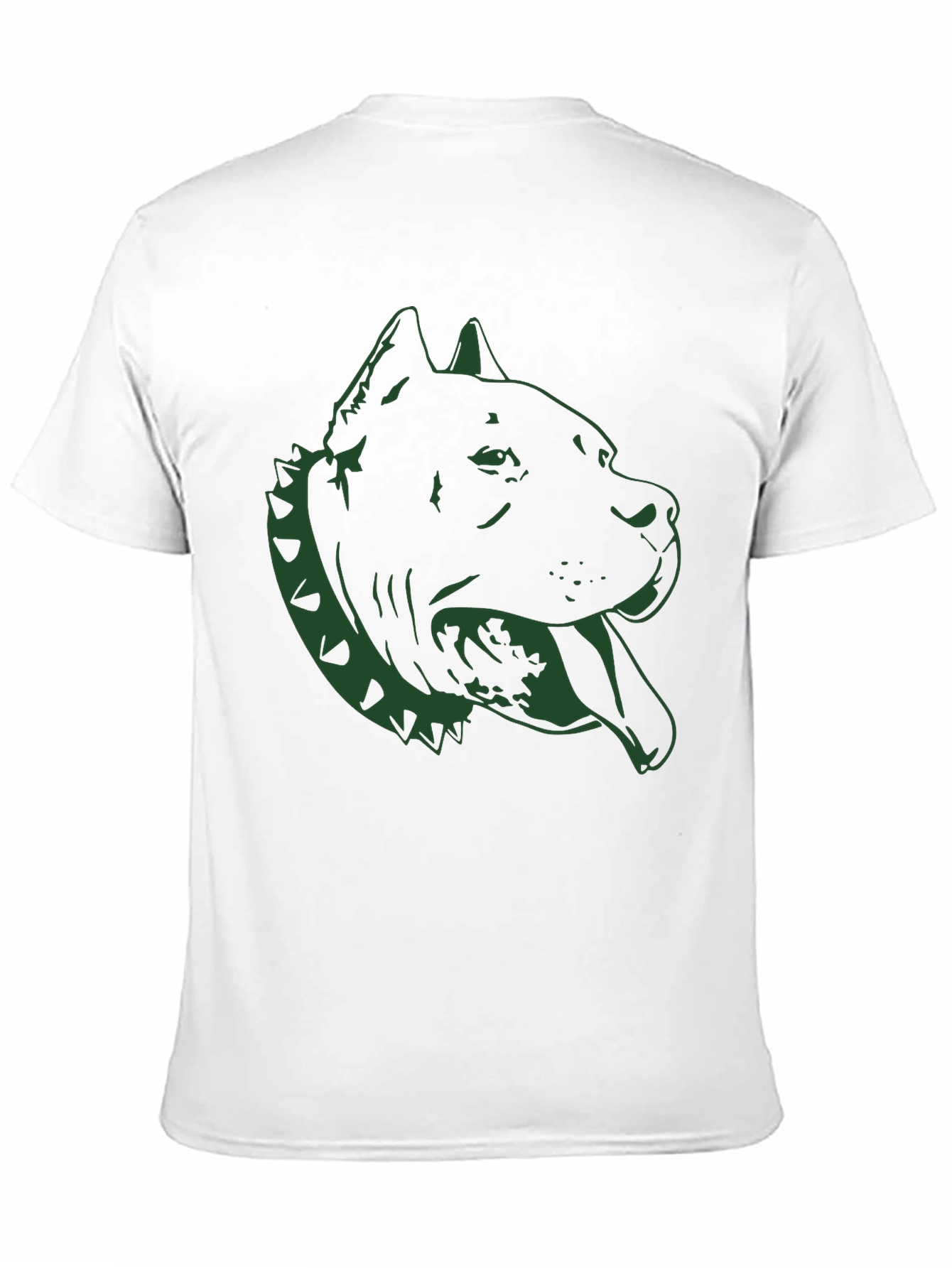 Pitbull Dog Graphic Tee - Black