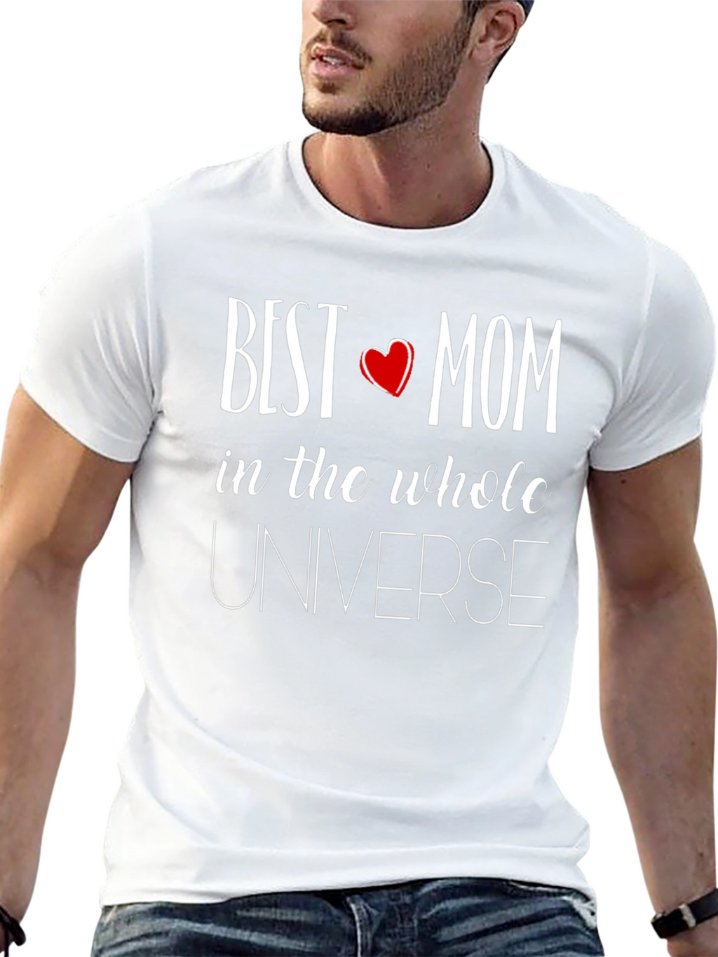 Best Mom in the Universe Graphic T-Shirt
